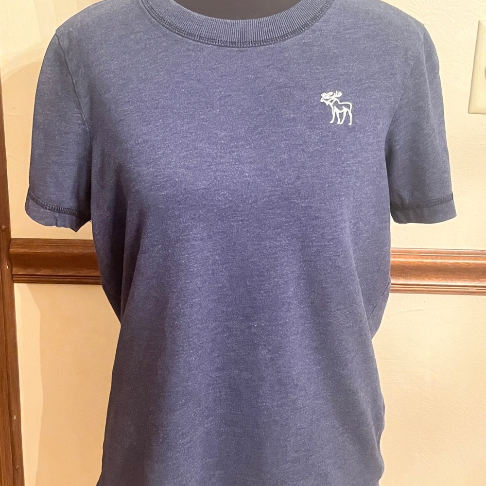 Abercrombie & Fitch Navy Blue Short Sleeve Tee